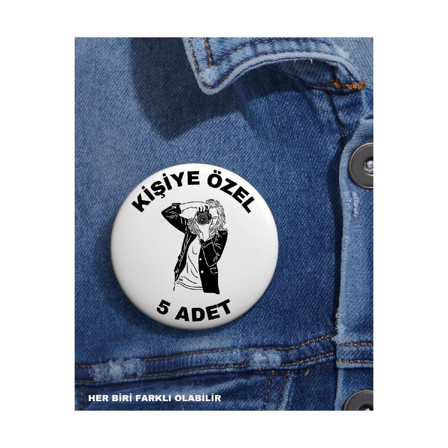 

Personalized Stylish Design New Badge 5 Pieces