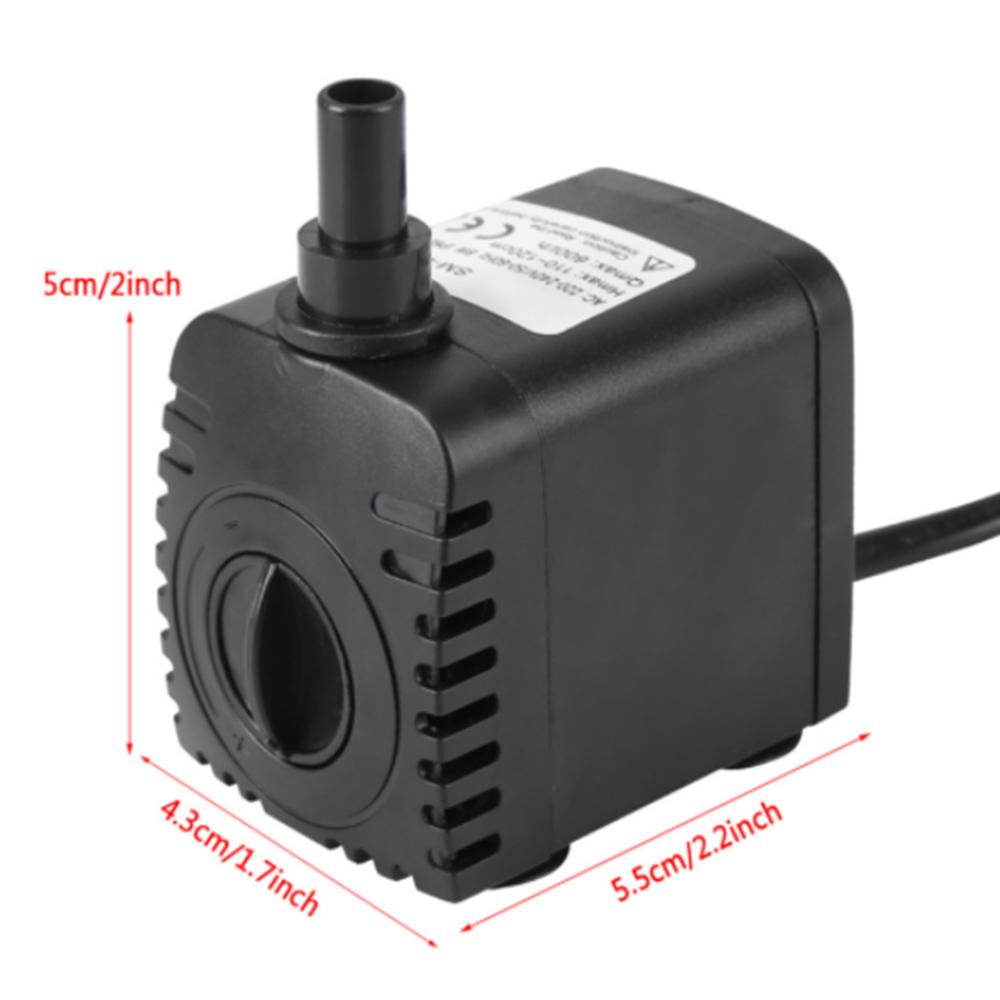 8W Water Pump Submersible Pump For Aquarium Fountain Pond Pump Fish Tank Garden Pond Pumps Fountain US / EU / UK (Optional)