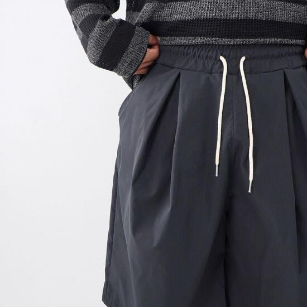 Onl Men 1 + 1 Pleat Bermuda Shorts 7 8 Nylon