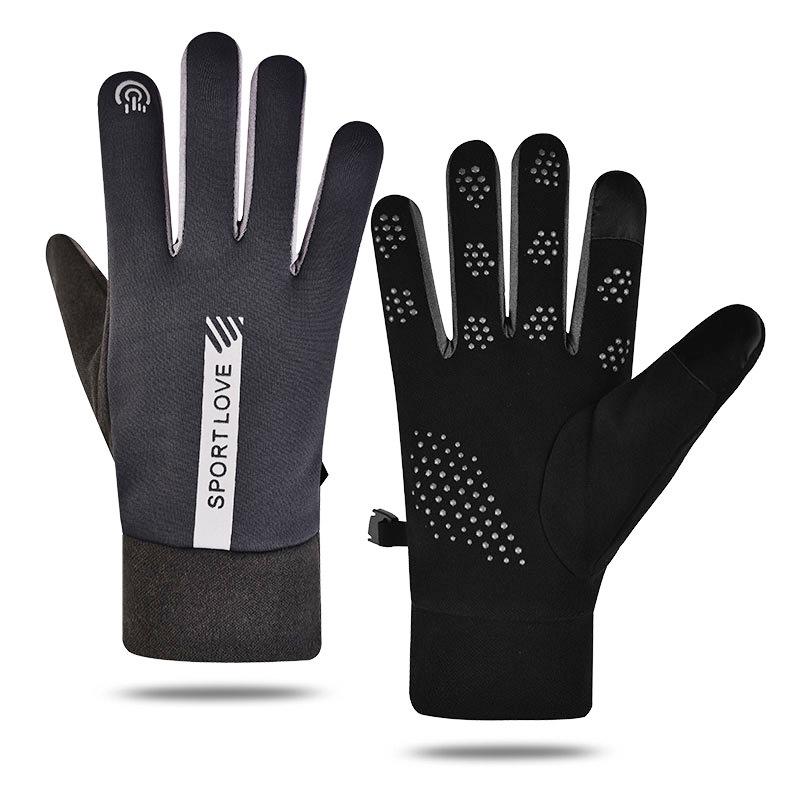 

Windproof Waterproof Touchscreen Winter Gloves for Men & Women - Fleece Lined for Cycling, Skiing & Cold Weather One Size
