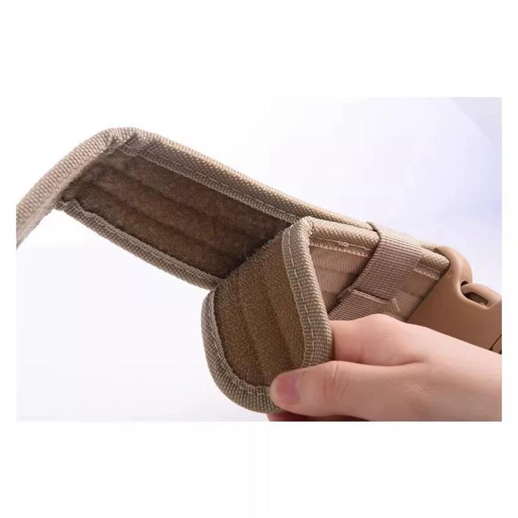Outdoor Belt for Men – Camouflage Nylon Wide Waist Belt, Heavy Duty Oxford Cloth Work Belt, Mountaineering and Hiking Adjustable Belt