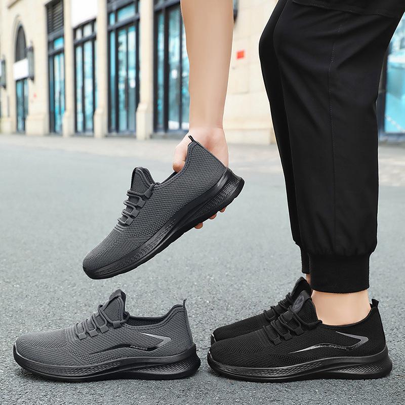 Men's Summer Breathable Running Shoes - Casual, Soft Sole, Odor-Free