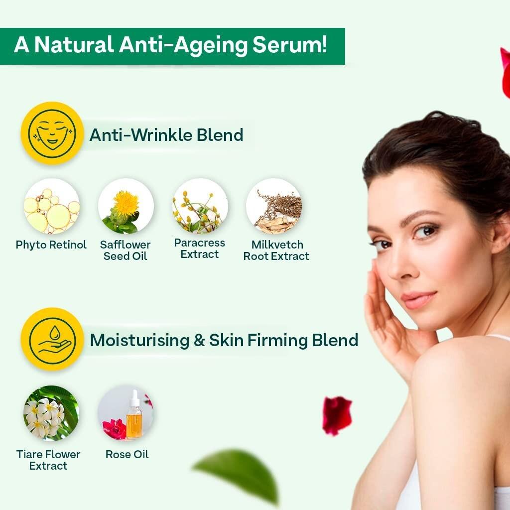 OZiva Youth Elixir Anti-Ageing Serum For Reduces Wrinkle & Skin Tightening 30ml