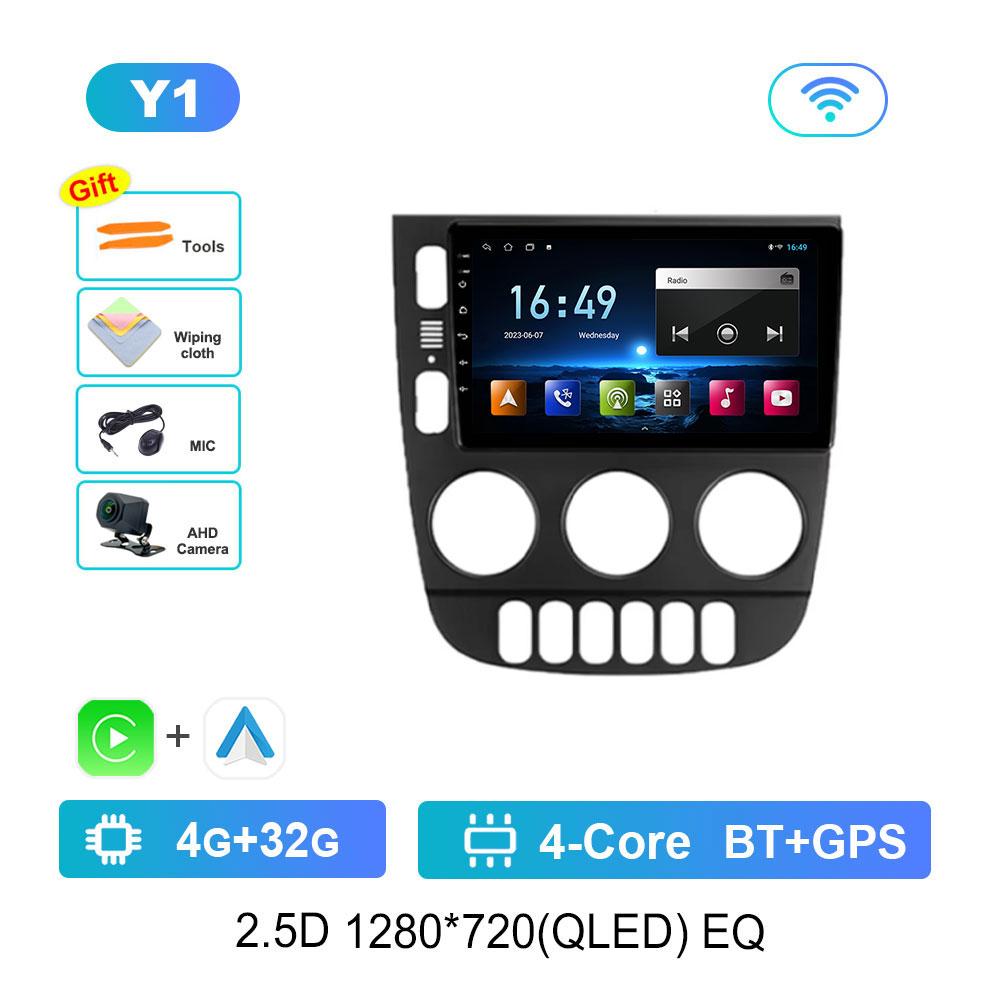Car Radio Multimedia Player for Mercedes Benz M-Class W163 ML 1997 - 2005 Android 14 4G DSP Stereo Navi GPS WIFI Touch Screen
