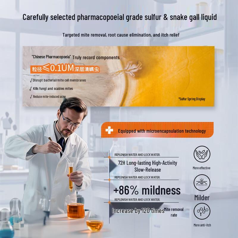 HURMEVKOR Sulfur Anti-Mite Acne Body Wash