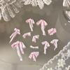 20/50Pcs Pearlescent 3D Nail Art Bow Charm For Nails Decoration Design Kawaii Manicure Accessories Bow-Knot Diy Craft Supplies