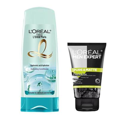 L'Oreal Men's Oil Control Cleanser & Hydrating Conditioner Set