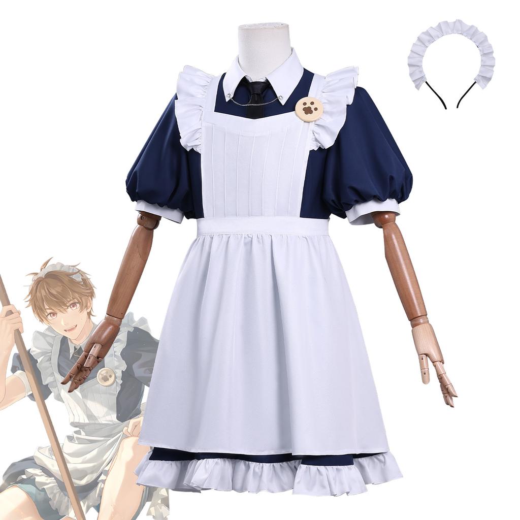Undetermined event thin cos Luo cat bean paste linkage Xia Yan manservant outfit sweetheart candy cosplay anime