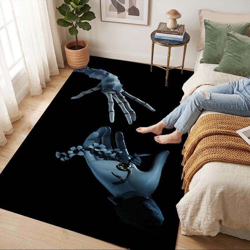 Skeleton Hand Living Room Nonslip Area Rug Soft Carpet For Bedroom Game Playroom Sofa Office Home Decor Doormat Christmas Gift C9291619