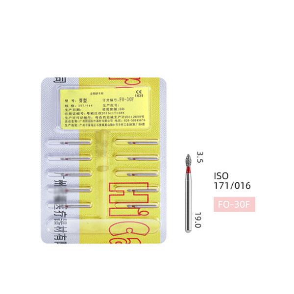 Polering Burs Høyhastighets tannhåndstykke Diamond Bur Tip