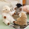 Cute Soft Sheep Plush Toys Stuffed Lamb Dolls Detachable Wool Home Decor Kids Birthday Gifts Plushie