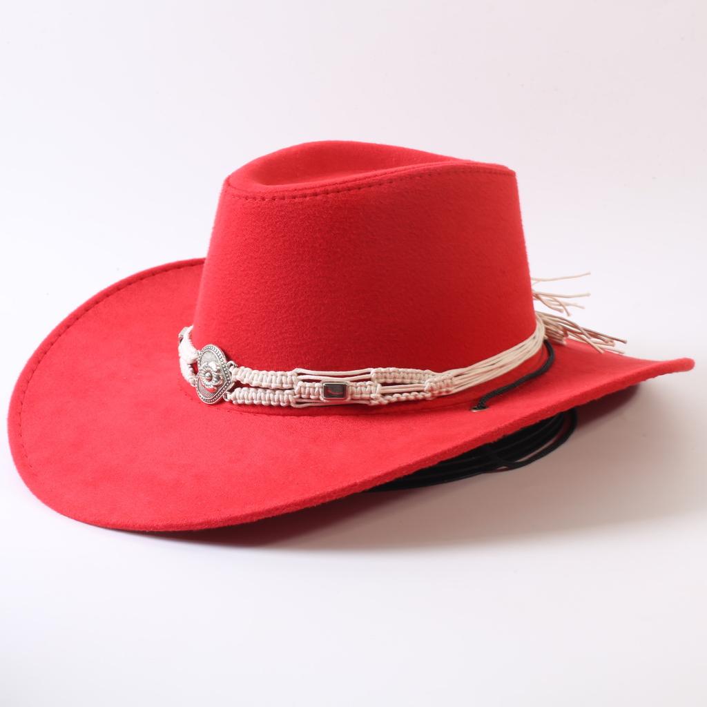 Popular European and American Classic Big-brimmed Western Cowboy Hat Men's and Women's Outdoor Fashion Anti-sun Cowboy Hat Jazz Hat