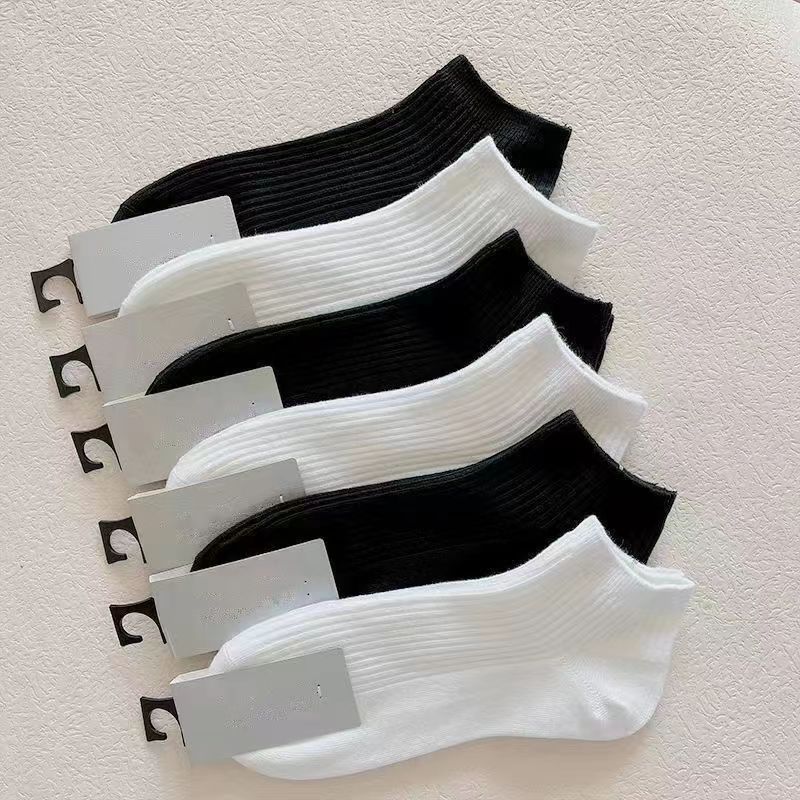 BMW Summerpure Coloreasiest for Match Black and White Gray Men's and Women's Sports Knee High Sockscasual Cotton Soft Longen