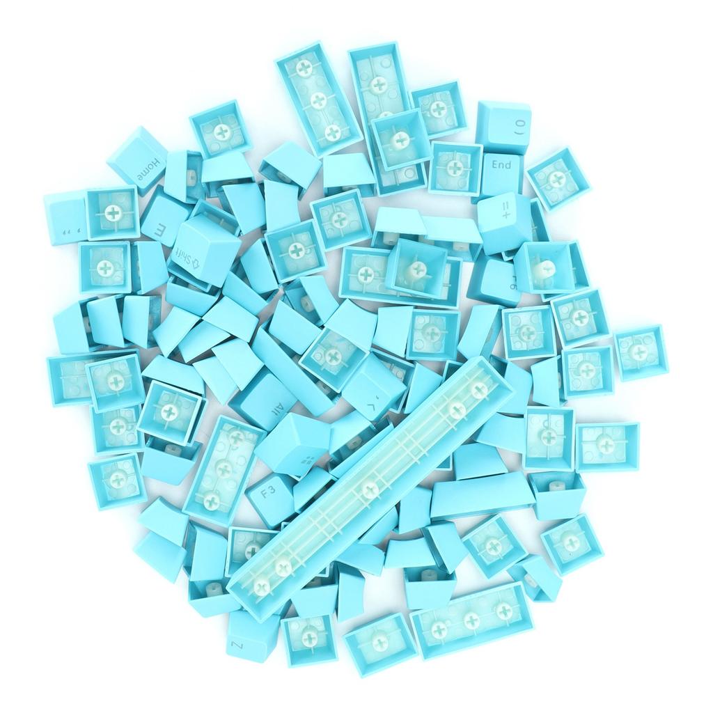 PBT Keycaps Ergonomic Design Oil Resistant Colorful 108 Key Video Game Keycap for Mechanical Keyboard