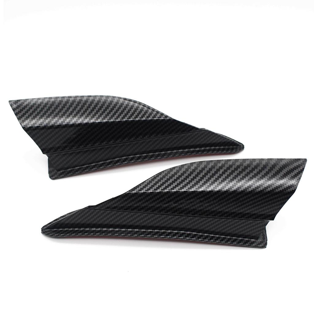 2Pcs Aerodynamic Wing Modification Accessory Spoiler 155 2020 Replacement , Carbon Fiber