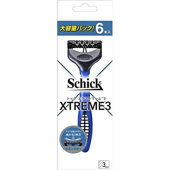 Schick Extreme 3 3-Blade Razor (6 pieces) Shaving