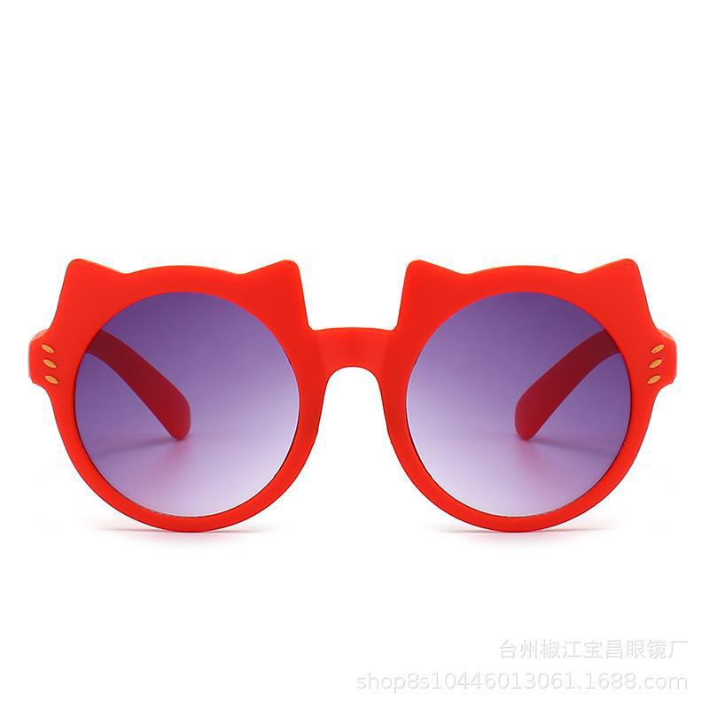 Dětské sluneční brýle Roztomilé kreslené brýle s obroučkami Tanuki 3-8 let Dětské kojenecké hračky Brýle Dívčí model