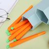 Korean Cute Cartoon Radish Black Neutral Pen - Creative Student Stationery
