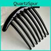 Plastic Ushaped Hairpin With Seven Tines For Lazy Bun Styling Women