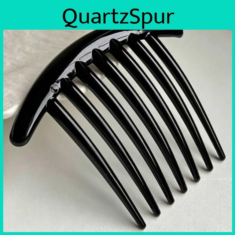 Plastic Ushaped Hairpin With Seven Tines For Lazy Bun Styling Women