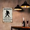 Vintage Metal Sign Sasquatch Rustic Wall Decor Home Office Bar Yard Durable
