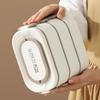 Leak-proof Stainless Steel Lunch Box Large Capacity Divided Food Storage Container  Student
