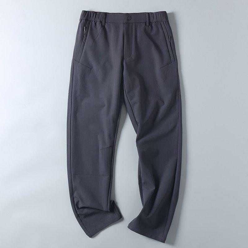 Lujia Outdoor Soft Shell Tactical Pants Fall and Winter Three-Proof Thickened Heattech Men Export Export Loose Casual Straight Pants