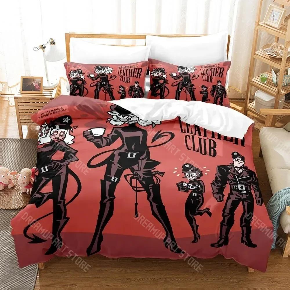 3D Print Helltaker Bedding Set Single Twin Full Queen King Size Bed Set Aldult Kid Bedroom Duvetcover Sets Anime