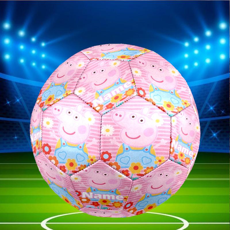 Custom Name Personalized Peppa Pig-A Print Size 5 Soccer Ball Training & Match Football, for Team, Kicking, Gift for Football Enthusiasts