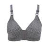 Front Buckle Large Size Wireless Bra for Middle-Aged & Elderly Women