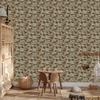 Military Camouflage Wallpaper Brown and Ochre for Living Room and Bedroom 50x1000