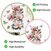 Magnolia Butterfly Wall Sticker Self-Adhesive Waterproof Removable Living Room Bedroom Hallway Background Wall Home Decor Art
