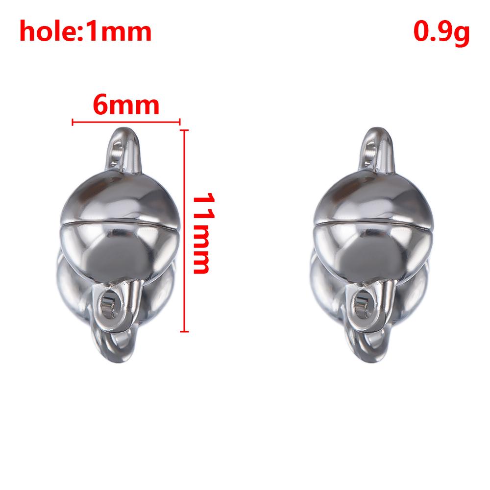 1 Set 2 Sets Verriegelbare Starke Magnetische Verschlüsse Magnetische Endverschluss Verbinder Schmuckherstellung DIY Armband Halskettenverlängerung Zubehör