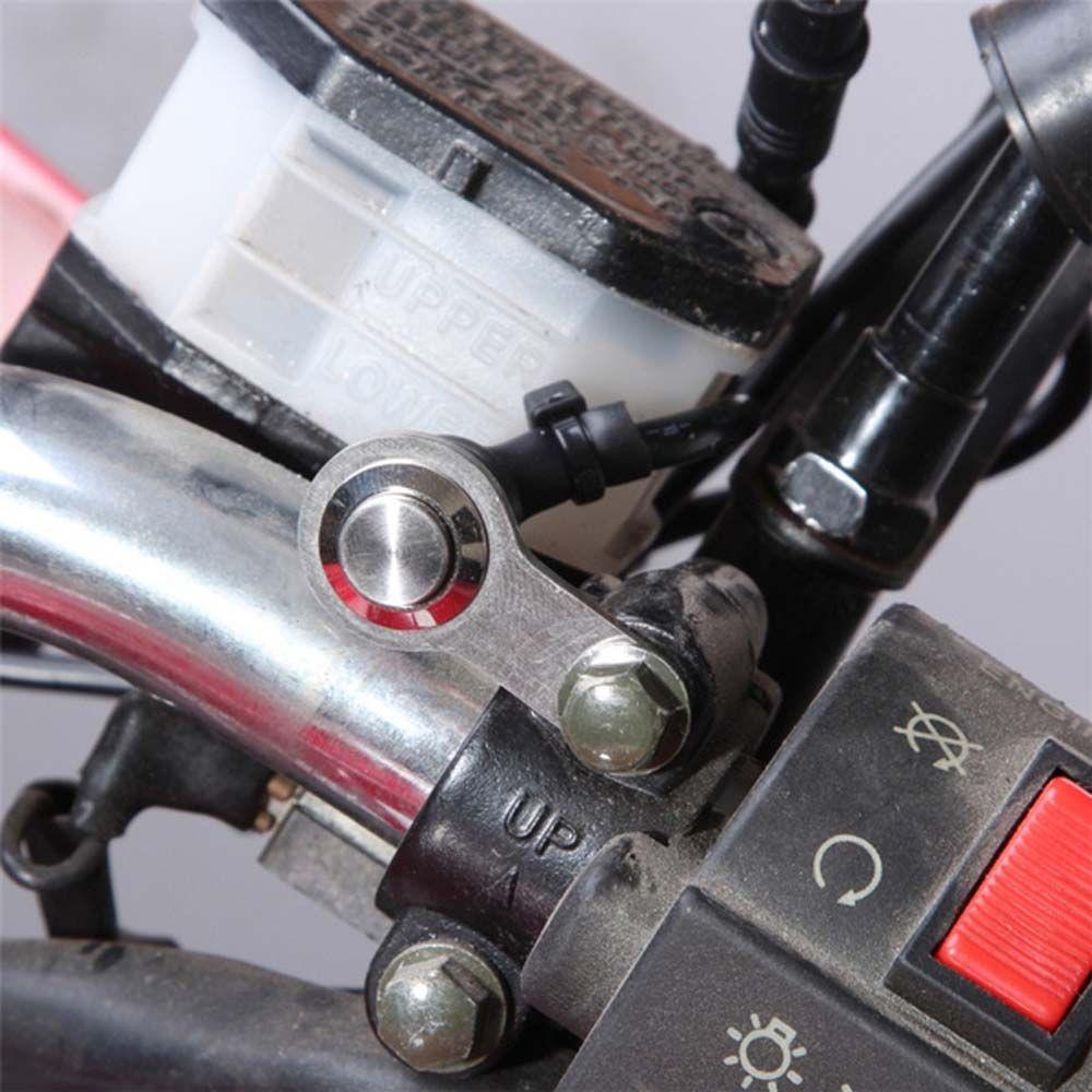 Connector Motorcycle LED Light Switch Fog Light switch Handlebar Mount Push Button Push Button