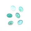 Natural Aqua Chalcedony Oval Cabochon Loose Gemstone Lot 6 Pcs 10*13 MM 30 CT For Jewelry Making