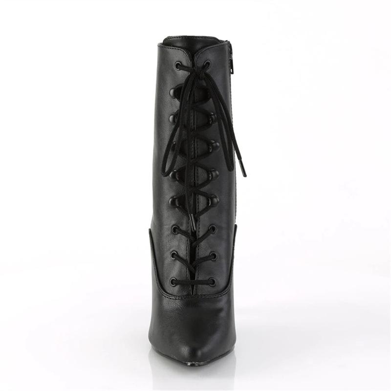 12Cm Low Boots Short Boots Trendy Adhesive Sole Women's Low Tube Black Round Head Self-inspection Fashion Knight Boots