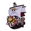 Creativity Anime One Piece Enamel Pins Monkey D Luffy Badges Men Women's Brooches Cool Briefcase Badges Decorate Gifts
