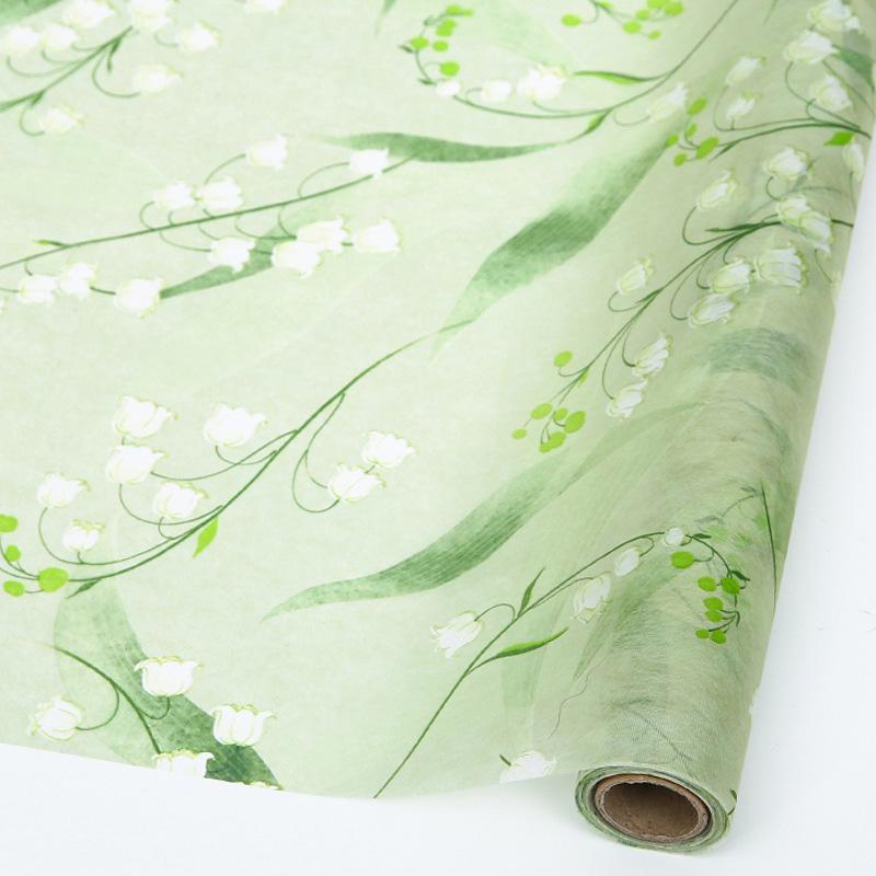 

5 ярдов/рулон Бумага для внутренней подкладки Подарочная упаковочная бумага Цветочная упаковочная бумага 50 см Цветочный узор Цветочный магазин