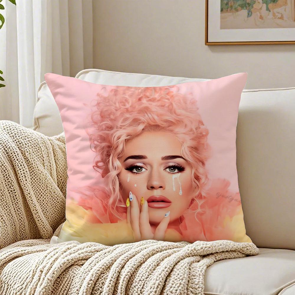 Singer KKaty Perry Cushion Cover Pillowcase Antidustmite Living Room Sofa Decor Cushion Room