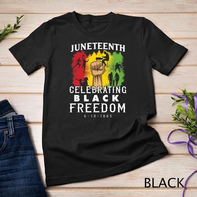 Juneteenth Feiere Schwarze Freiheit Unisex T-Shirt