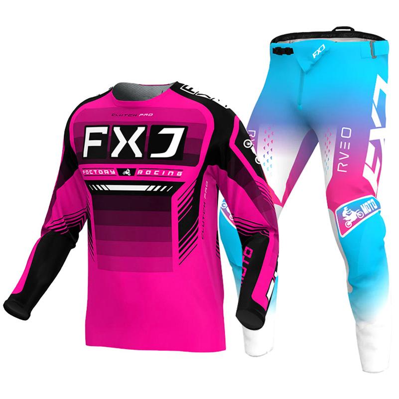 Motokrosová sada pro děti 4 5 6 7 8 9 10 11 12 13 let Mladé dítě Motocykl chlapec dívka Dres Sady kalhot závodní kombinéza Off-road Enduro MX MTB