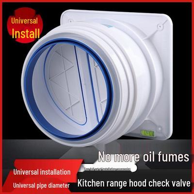Kitchen Range Hood Non-Return Check Valve for Smoke Duct