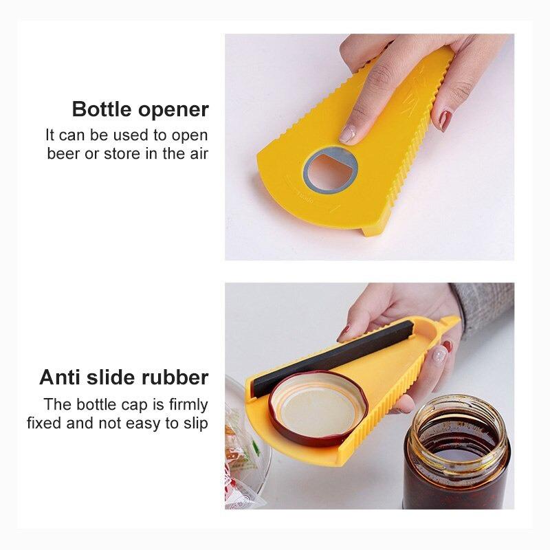 Adjustable Multi-function Bottle Cap Opener Lids Off Jar Opener Labor-saving Screw Can Opener for Kitchen Gadget