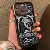 Retro Cupid Mermaid Phone Case For iPhone 15 14 13 12 11 Pro Max X XS 7 8 Plus SE 2 3 Lens Protection Cover Electroplated Shell
