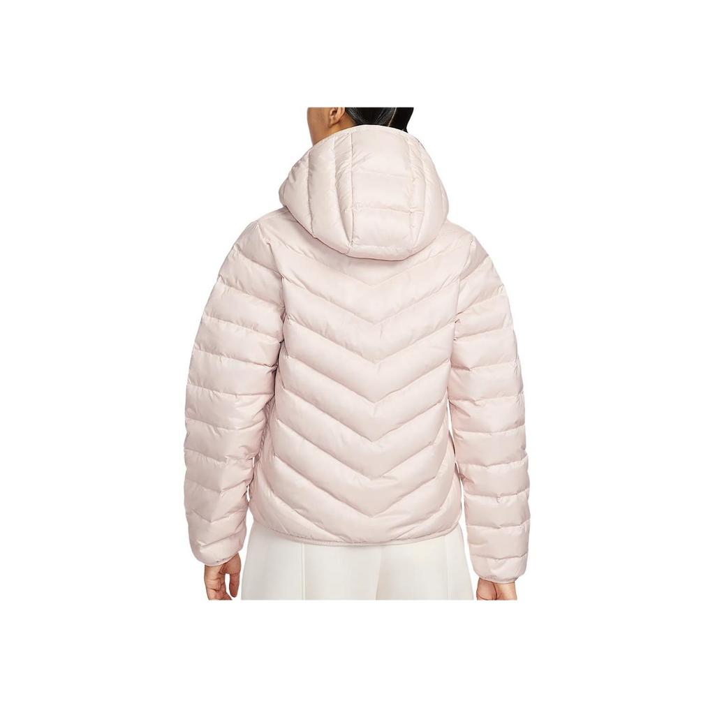 Nike Therma-Fit FW25 Sportswear Windpuffer Windrunner Down Quilted Warm Solid Color Zip Long Sleeve Down Jacket Women outerwear HV5106-667
