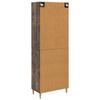 Cabinet Set 2 pcs Smoked Oak Wood Material