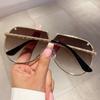 KAMMPT Pilot Sunglasses for Men Women Vintage Oversized Shades with Metal Legs Trendy Designer Outdoor Eyewear