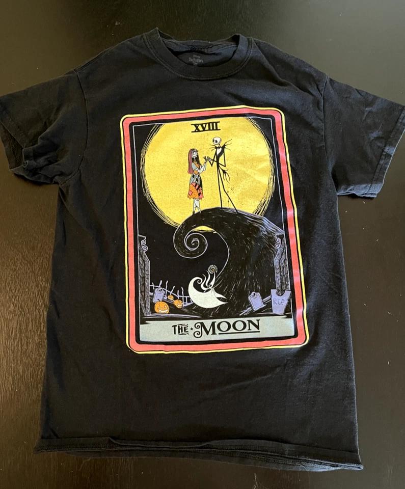 Disney The Nightmare Before Christmas The Moon Tarot T-Shirt, Size: Small S