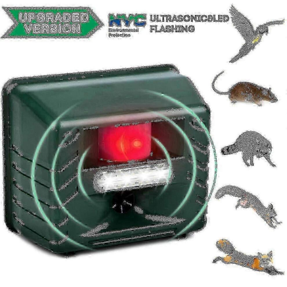 Solar powered bird repeller for seagulls - Effective electronic deterrent for pigeons