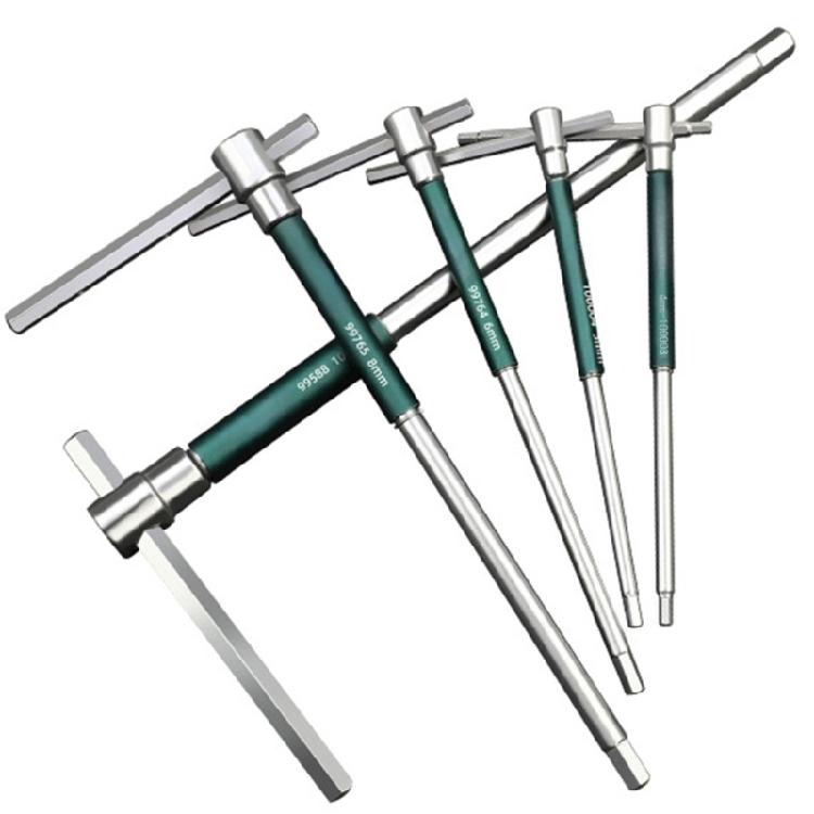 T Type Universal Hex Socket Wrench Steel Lengthen Allen Key Wrench Non-slip